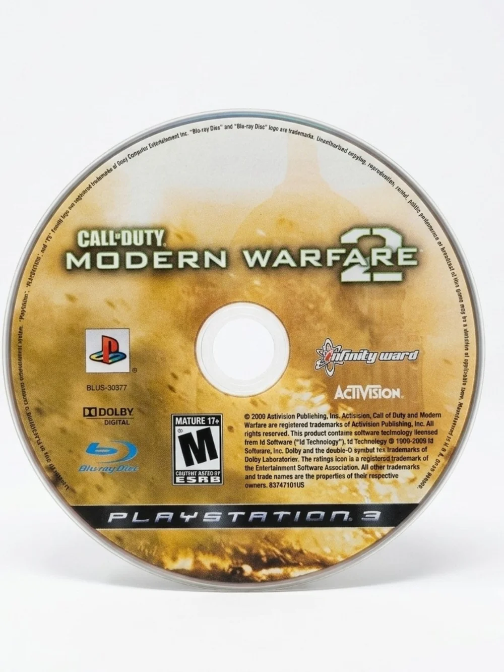 Call of Duty Modern Warfare 2 PS3 Disc Only